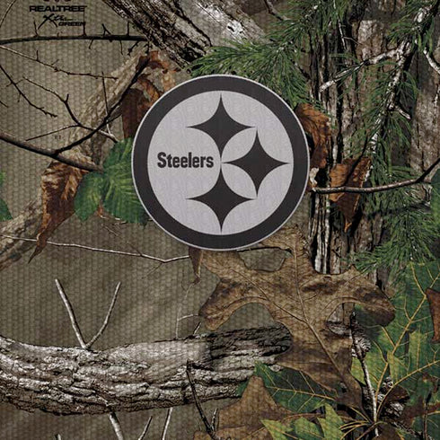 NFL Pittsburgh Steelers Realtree Xtra Green Camo Moto E5 Play Skin